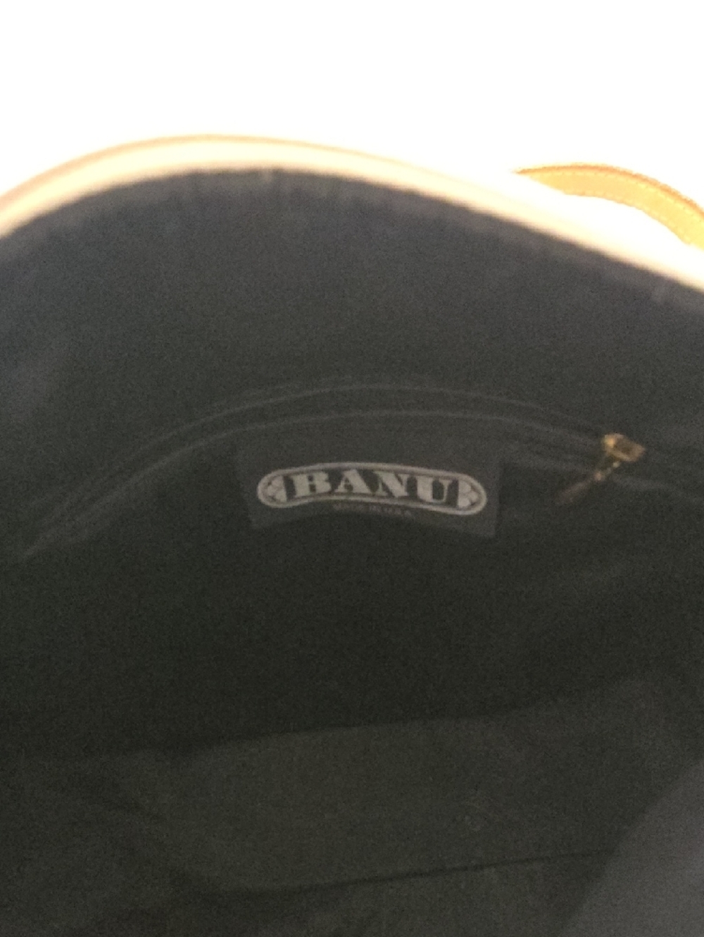 Banu Vintage Western Lavender Bag With Leather Trim. - Picture 7 of 7